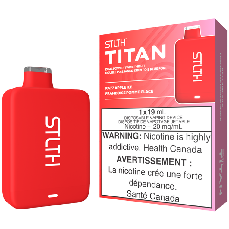 STLTH Titan Disposables 10K - Razz Apple Ice (20mg/19ml)