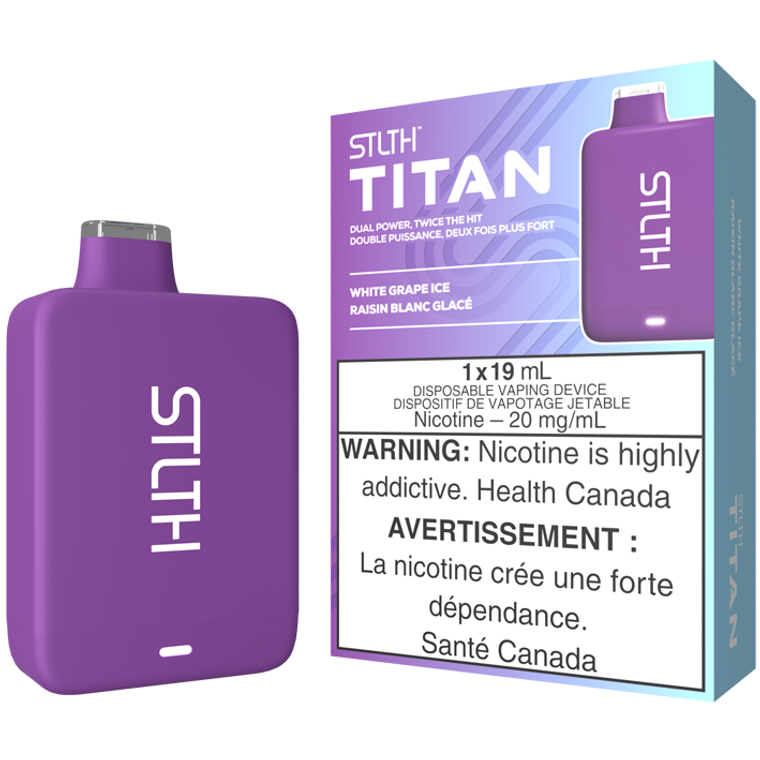 STLTH Titan Disposables 10K - White Grape Ice (20mg/19ml)