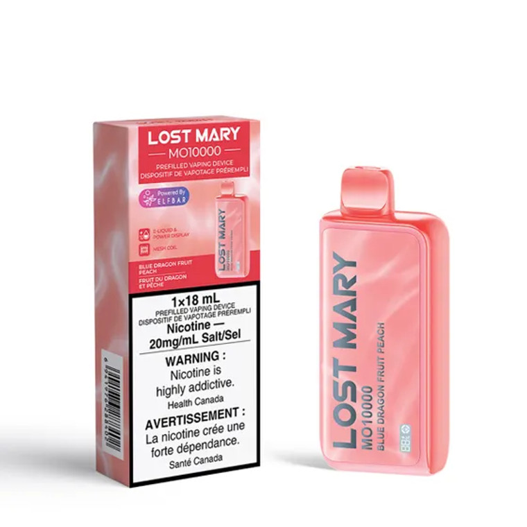Lost Mary MO10000 Disposable - Blue Dragon Fruit Peach 20mg