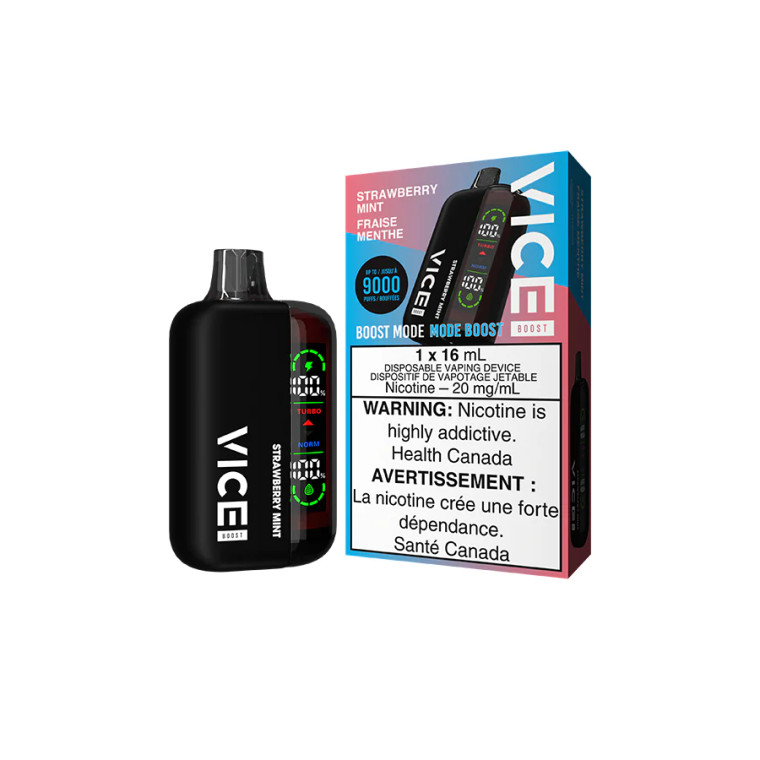 Vice Boost Disposable - Strawberry Mint (16ml/20mg)
