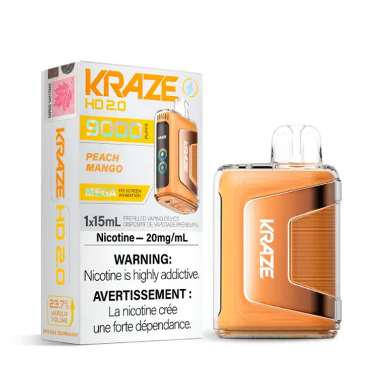 Kraze HD 2.0 - Peach Mango (20mg/15mL)