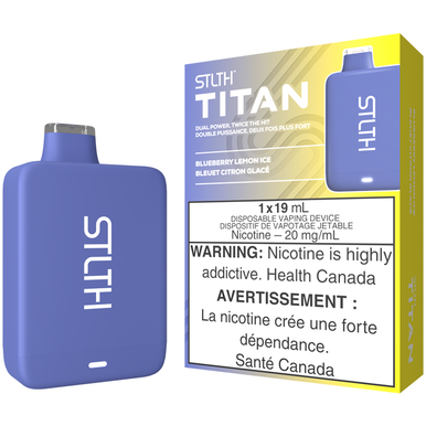 STLTH Titan Disposables 10K - Blueberry Lemon Ice (20mg/19ml 