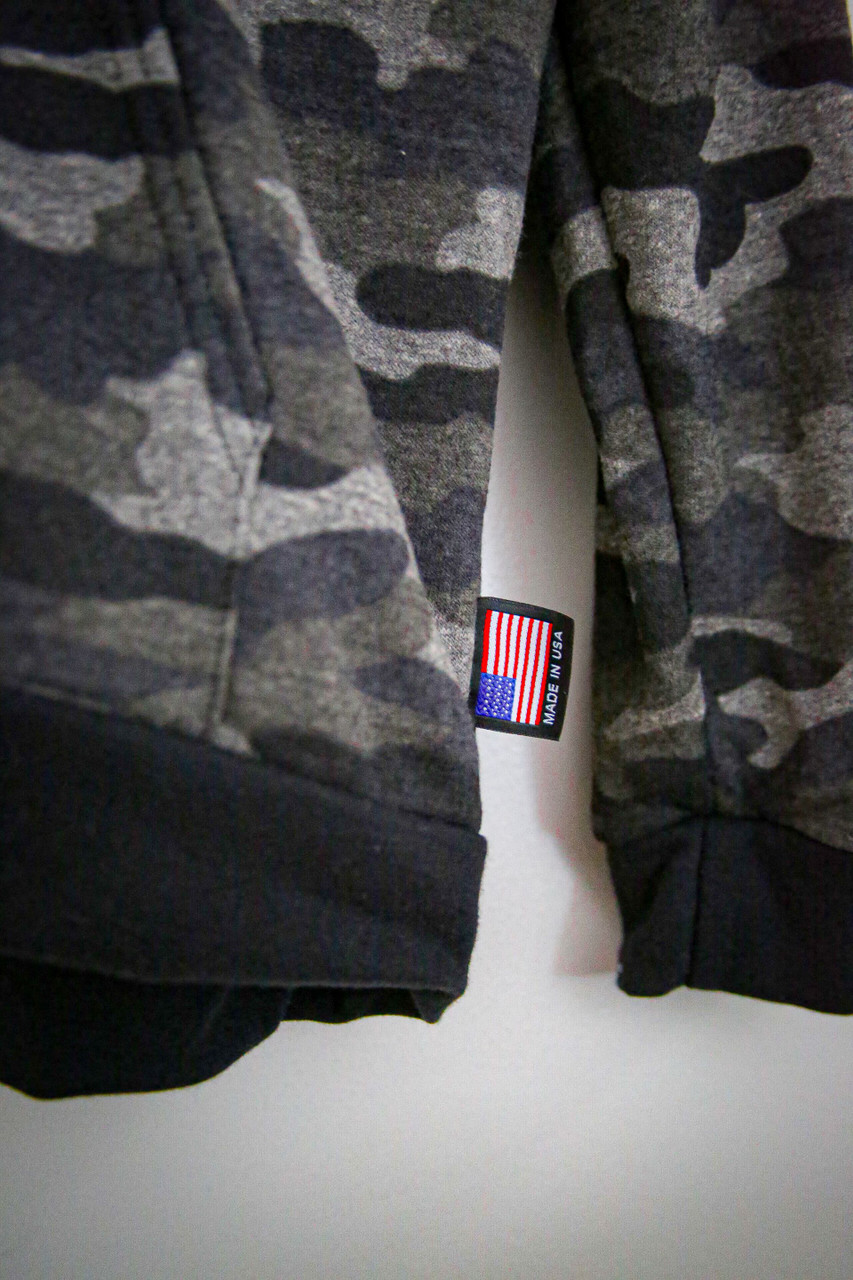 Ultimate Camo Full Zip Hoodie – Performance Fishing Layer | Fish