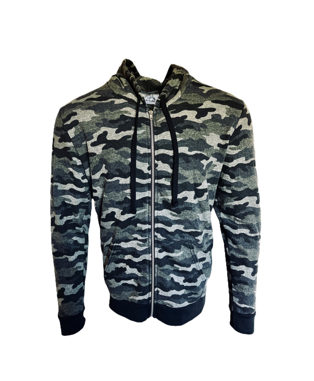 Men's Camo Full Zip Fishing Hoodie – Made in USA | Fish Lake Co