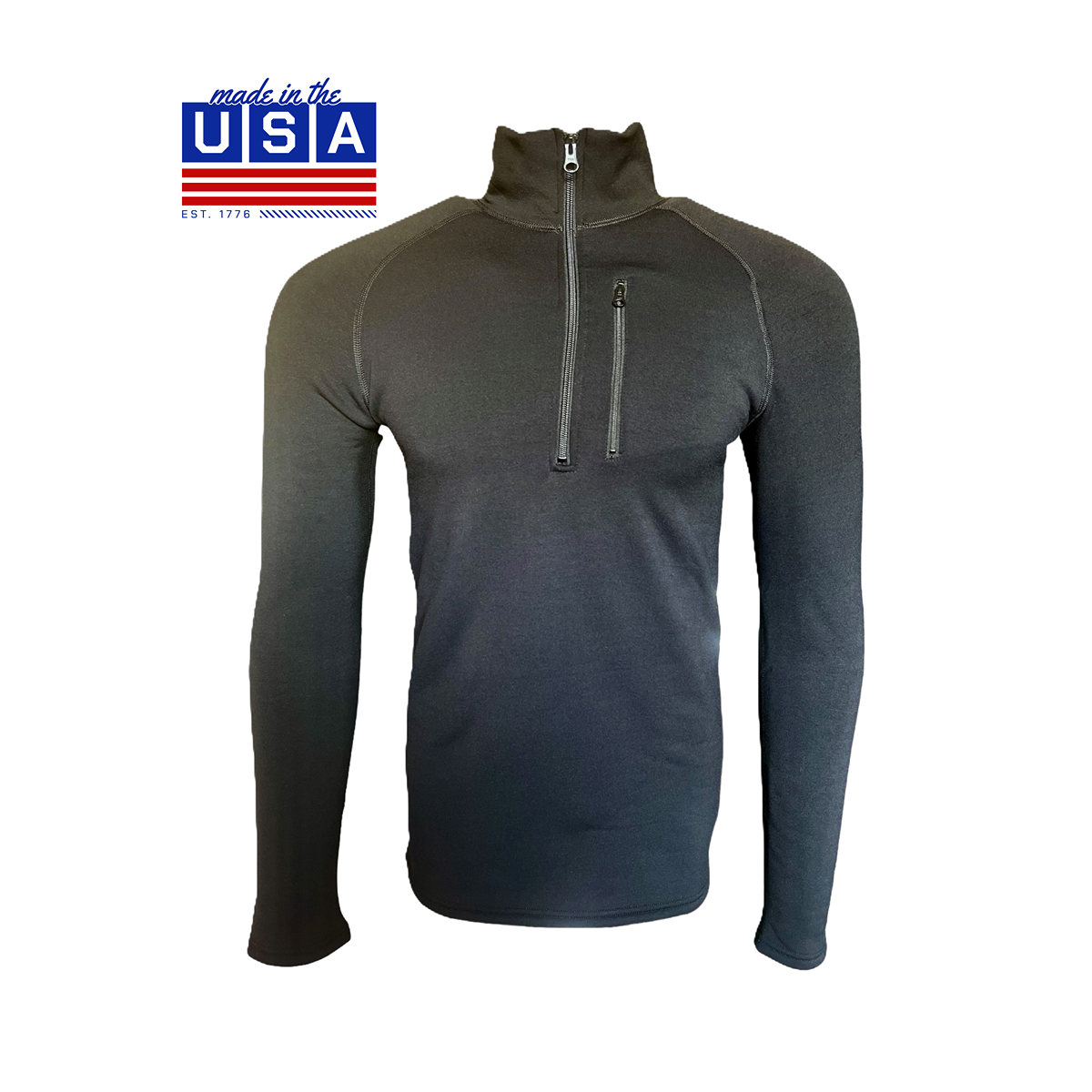 Polartec® Power Stretch Fleece Quarter Zip – Angler Performance Polartec® Power Stretch Fleece Quarter Zip – Angler Performance