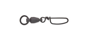Black Welded Ring w/Coast Lock Snap - 30 LB Test Black Welded Ring w/Coast Lock Snap - 30 LB Test
