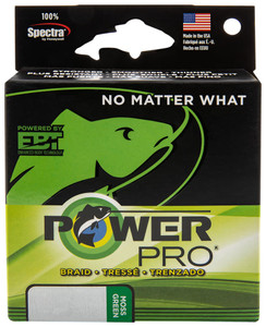 PowerPro Braided Spectra Fiber 150 Yard Microfilament Line Moss Green PowerPro Braided Spectra Fiber 150 Yard Microfilament Line Moss Green