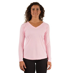 Shop stylish and breathable women's long sleeve V-Neck sun protection shirts made from lightweight polyester. Designed for maximum UPF 50+ UV protection, our sun-safe tops are perfect for outdoor activities, travel, and everyday wear. Stay cool, covered, and confident in sun-protective fashion. Shop stylish and breathable women's long sleeve V-Neck sun protection shirts made from lightweight polyester. Designed for maximum UPF 50+ UV protection, our sun-safe tops are perfect for outdoor activities, travel, and everyday wear. Stay cool, covered, and confident in sun-protective fashion.
