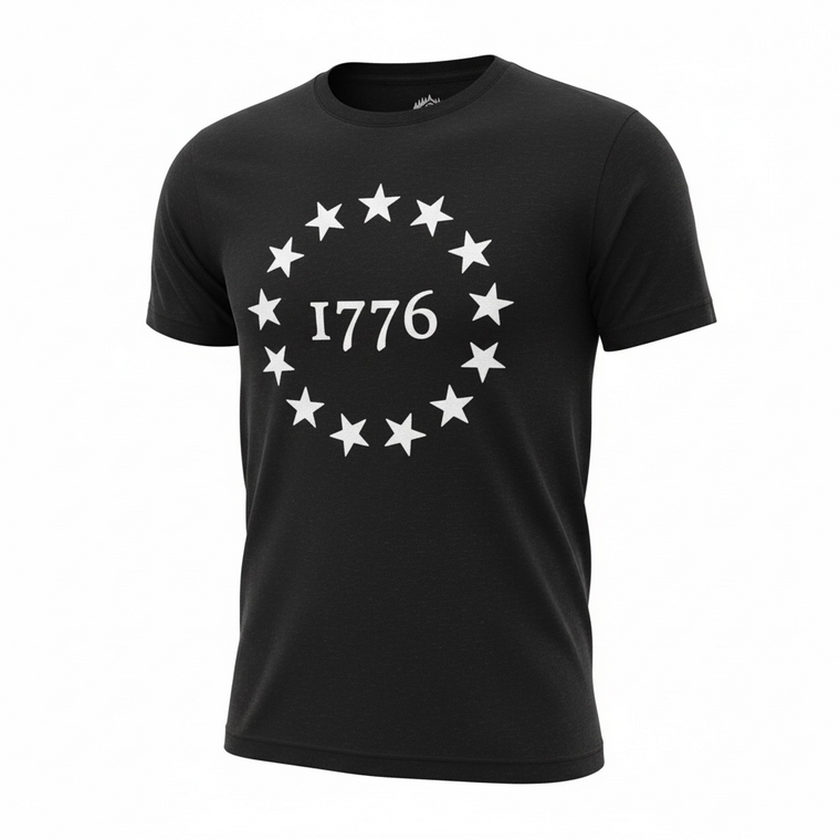 Made in USA T-Shirt – 1776 Americana Design, Soft Cotton Blend, Patriotic Style
Celebrate freedom in timeless style with this 1776 Americana t-shirt, proudly made in the USA. Featuring a bold, vintage-inspired design that honors America’s founding year, this shirt is perfect for patriotic holidays, backyard BBQs, or everyday wear. Crafted from a soft, breathable cotton blend, it offers all-day comfort with a relaxed fit and durable construction. Whether you're showing your spirit on the Fourth of July or repping red, white & blue year-round, this tee blends heritage pride with modern comfort.