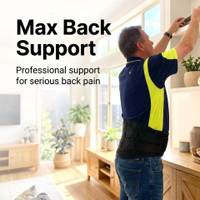 ELITE PRO Back Support Brace: Maximum Support