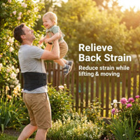 ELITE PRO Back Support Brace: Maximum Support