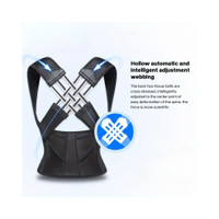 Adjustable Back Posture Corrector with Waist Support.