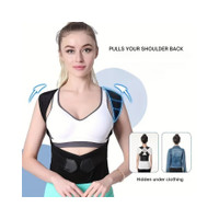 Adjustable Back Posture Corrector with Waist Support.