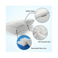 Memory Foam Cervical Pillow with Neck Support for side and Back Sleepers Memory Foam Cervical Pillow with Neck Support for side and Back Sleepers