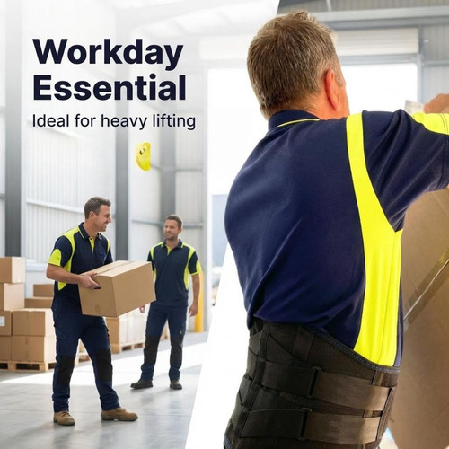 Elite Pro Back Support Brace - back strain prevention tool.