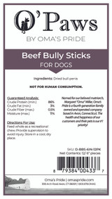 Beef Bully Stick 6"