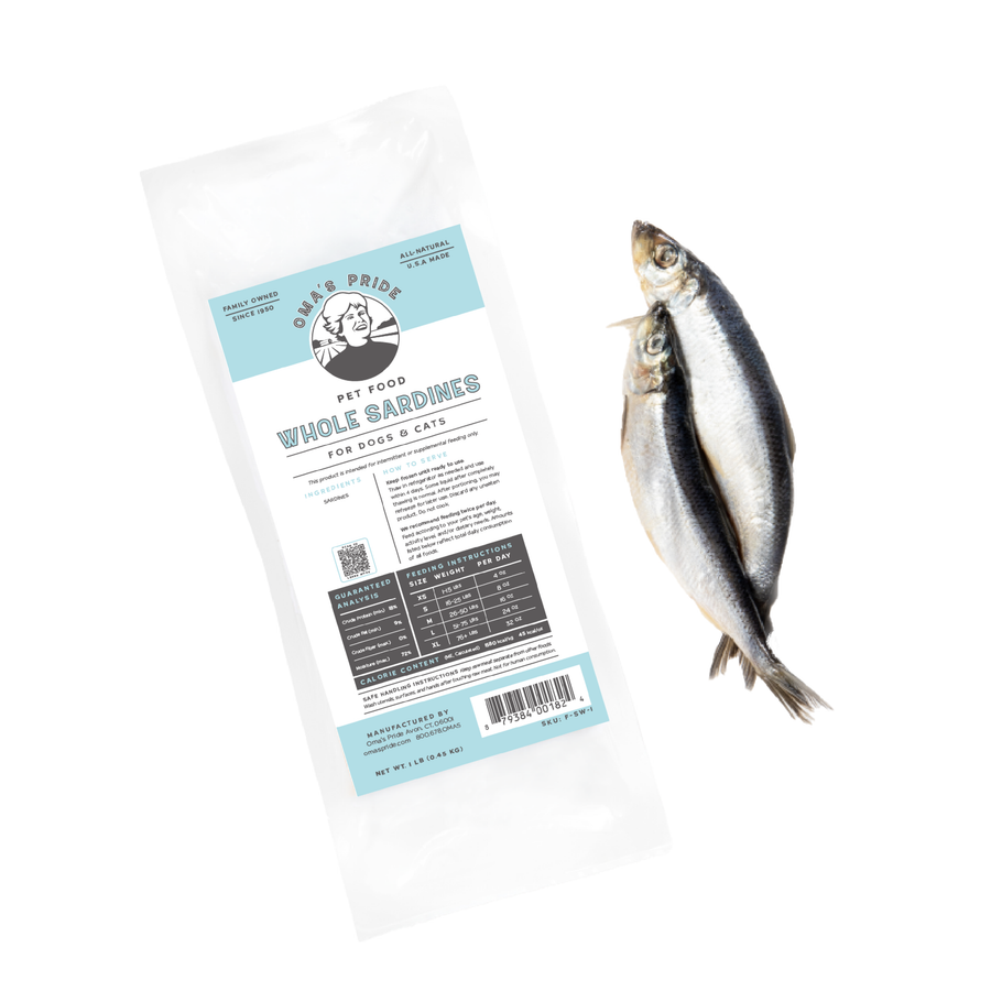 Whole Sardines 1 lb Oma's Pride