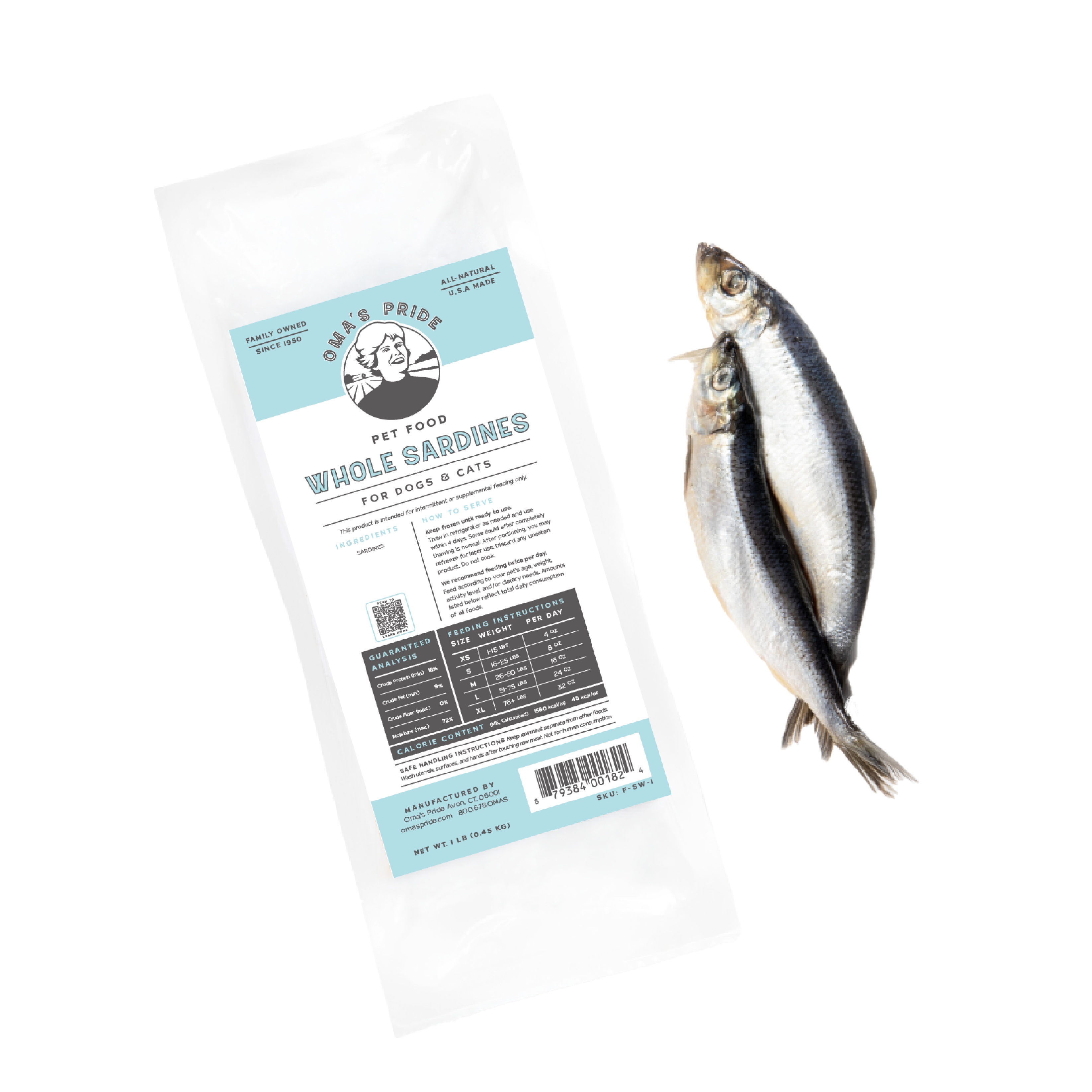 Buy Fresh Whole Sardines For Dogs & Cats - Home Delivered