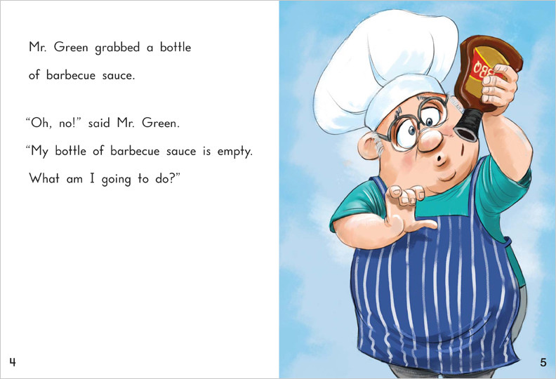 The Ketchup King and Mr. Mustard Man Save the Barbecue Level H/14