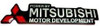 POWER BY MITSUBISHI MOTOR 5.7X1.4"