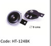 UNIVERSAL HORN DISC TYPE BLACK DOUBLE