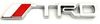 EMBLEM TRD CHROME 5 1/2 X 1 INCH