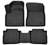 3D CUSTOM MADE FLOOR MATS NISSAN ROGUE 2021-2025 BLACK