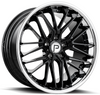 PINNACLE LEGACY 20X8.5 5X114.3 CB73.1 GLOSS BLACK WSS/LIP