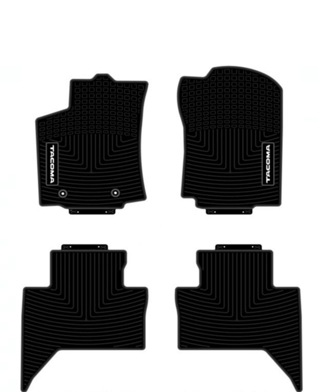 RUBBER MATS CUSTOM MADE BLACK 20162020 R Ortiz Auto