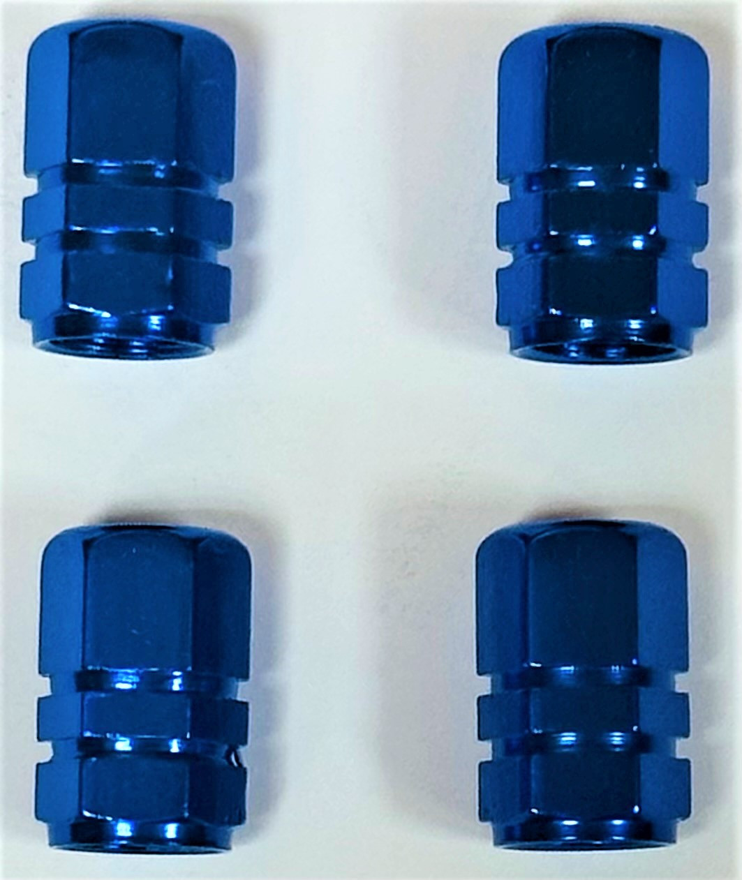 VALVE CAP BLUE PLAIN WITH BLISYER PACK