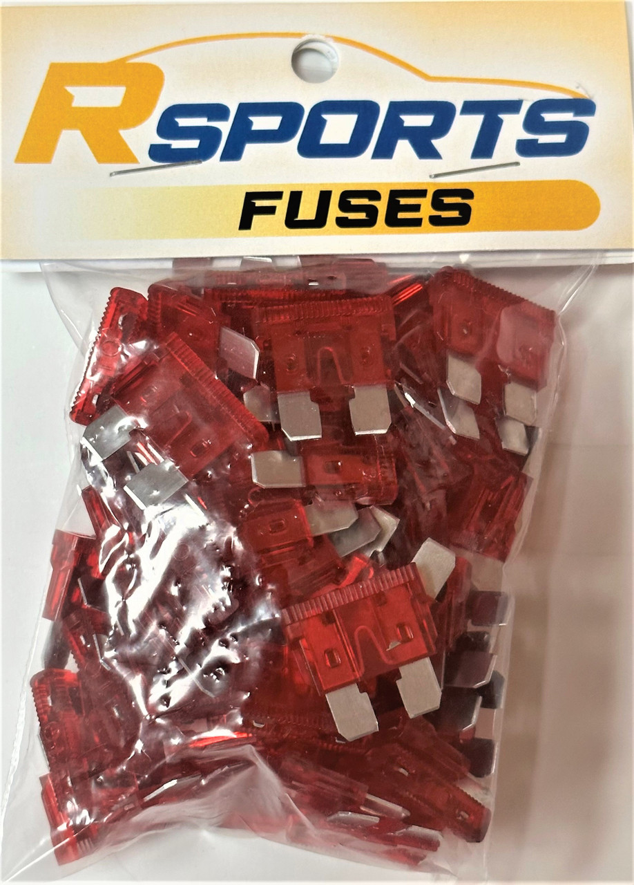 FUSE PACK REGULAR 50PC 10 AMP