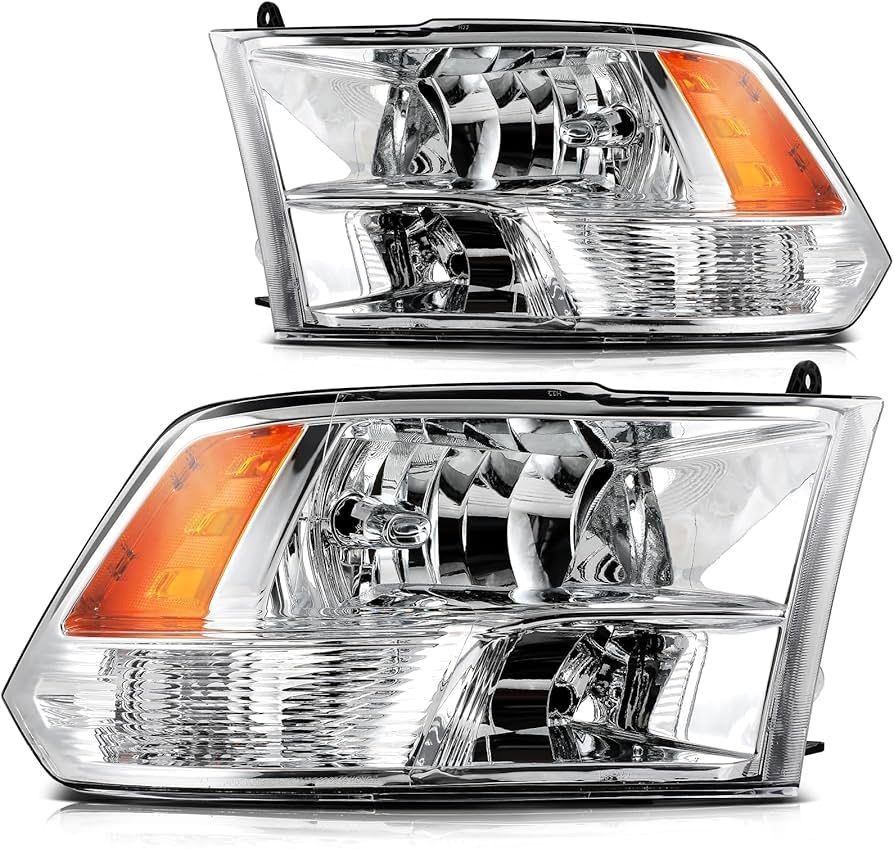 Fit For Dodge Ram 1500 2013-2018 Smoked Lens Fog Lights Lamps W/Bulbs Left+ Right