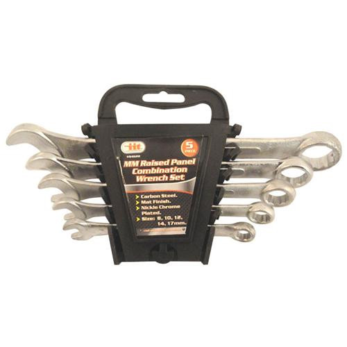 5 PC COMBINATION WRENCH METRIC