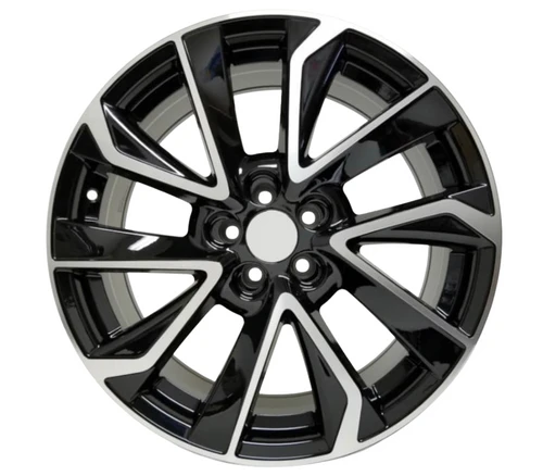 WHEEL E322 18X7.50 CORO TYPE 5X100 BLACK/ POLISH