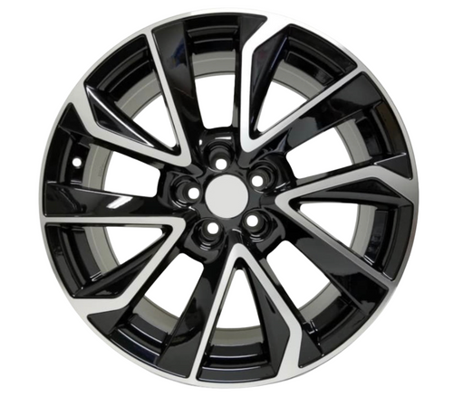 WHEEL E322 17X7 CORO TYPE 5X114.3 BLACK /POLISH