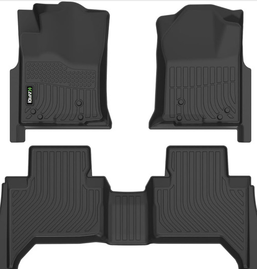 3D CUSTOM MADE FLOOR MATS TOYOTA TACOMA 2005-2015 BLACK
