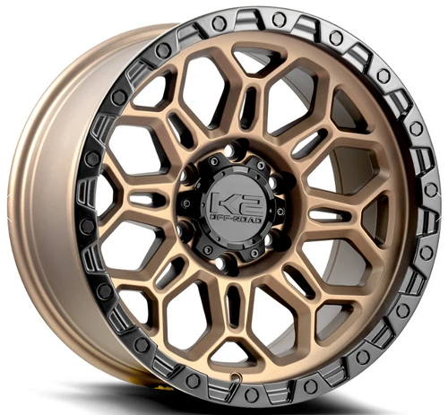 PINNACLE MAVERICK 17X9 6X139.7 CB 108 BRONZE&SEMI MATT BLK RING