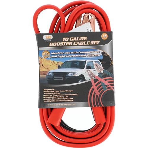 ITT 12'' 10 GAUGE BOOSTER CABLE