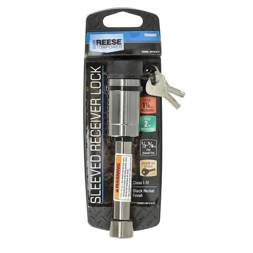 REESE SLEEVED RECEIVER LOCK 2 IN ONE 1/2 AND 5/8