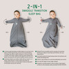 2-IN-1 Swaddle Transition Sleep Bag / Warm Weight 1.5 Tog / Mint