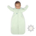 2-IN-1 Swaddle Transition Sleep Bag / Light Weight Bamboo / Mint