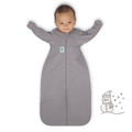 2-IN-1 Swaddle Transition Sleep Bag / Warm Weight 2.5 Tog / Grey