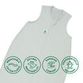Sleeping Bag / 1.5 Tog Sleeveless / Jade Mist (Cotton Fleece)