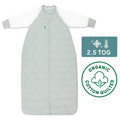 Sleeping Bag / 2.5 Tog Long Sleeve / Jade Mist (Organic Cotton Quilted, Bamboo Lining)
