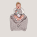 Sleeping Bag / 3.5 Tog Long Sleeve / Dolphin Grey (Organic Cotton Quilted, Bamboo Lining)