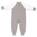 Sleepsuit / 2.5 Tog Long Sleeve / Dolphin Grey (Organic Cotton Quilted, Bamboo Lining)