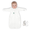 2-IN-1 Swaddle Transition Sleep Bag / Warm Weight 2.5 Tog / Bright White