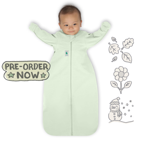 2-IN-1 Swaddle Transition Sleep Bag / Warm Weight 1.5 Tog / Mint
