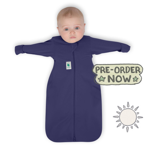 2-IN-1 Swaddle Transition Sleep Bag / Light Weight Bamboo / Navy