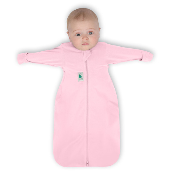 2-IN-1 Swaddle Transition Sleep Bag / Standard Weight / Pink